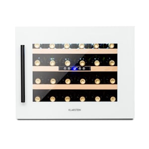 Klarstein Vinoteca 6 Botellas, Nevera de Una Zona, Nevera Expositora Vino y  Cerveza, Vinoteca Pequeña Interior y Exterior con Puerta de Cristal, Nevera  Protección UV, Panel Táctil, 4-22°C : : Hogar y