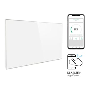 Wonderwall Smart - Stufa elettrica a infrarossi, pannello radiante, 60 x  100 cm, 600W, IR ComfortHeat, WiFi: controllo con app, Installazione a  parete, Ideale per chi soffre di allergie