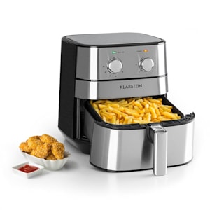 Crisp-Pro 3,5 L Air Fryer Friteuse à air chaud, 1400 watts, 3,5 litres, 8 programmes, Minuterie de 60 minutes, revêtement antiadhésif, compatible lave-vaisselle, Thermostat : 80 - 200 °C