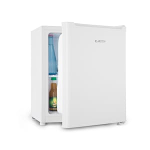 CoolArt 45L - Mini frigo con vano congelatore, Capacità: 45 litri, Classe  energetica F, Vano congelatore: 1,5 litri, 2 vani di stoccaggio, Vani  sullo sportello, Silenzioso: 37 dB, Impostazione 45 Ltr