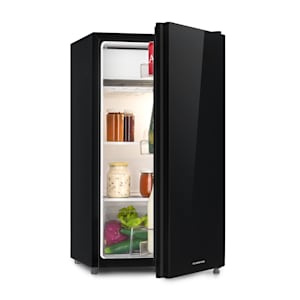 Frigorífico Yummy, Mini frigorífico, Capacidade de 45 litros, congelador:  3 litros, frigorífico: 42 litros, CEE F, meio de refrigeração: R600a, 42dB, 1 prateleira de grelha, função de descong 45 L