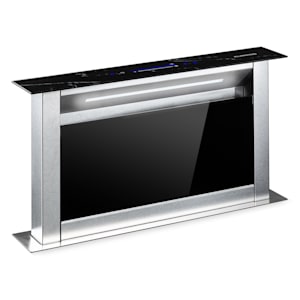 AIRONE cappa da piano aspirante downdraft ELEKTRA 120 cm NERA con