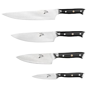 Katana 8 Set de couteaux 8 Pièces - Ciseaux Bloc de rangement en bois