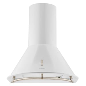 Lumio Neo Retro Cooker Exhaust Hood 60 cm 610m³ / h A Stainless Steel White