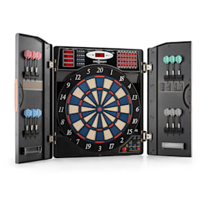 oneConcept Masterdarter Bersaglio Freccette Tiro a Segno Sofftip Color Legno