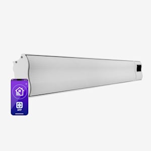 Cosmic Beam Smart 2400W Stufa Infrarossi da Parete Bianco - 10035257