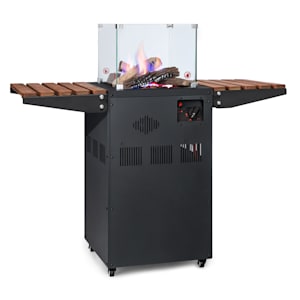 Flagranti Plus Stufa a gas acciaio inox tavolini laterali 8 kW - 10035836