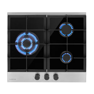 Alchemist 60cm Fornello a gas 3 Fuochi Argento - 10037804