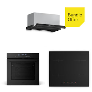 Velaire - Piano a induzione + forno da incasso + cappa telescopica - 60003314