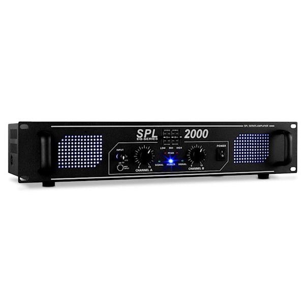 SPL 2000 EQ, 48 cm, amplificator HiFi PA cu LED