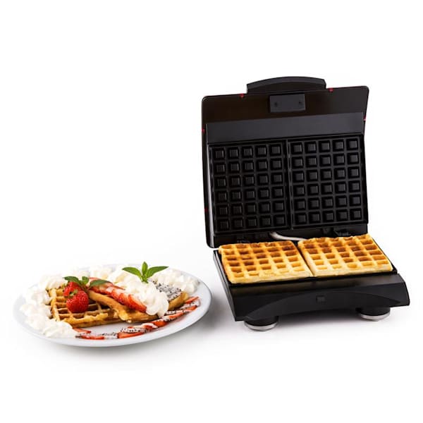 SHU3-WAFFLE-BUDDY-R, 700 W, 2 ploče, nehrđajući čelik, toster za vafle, crveni - 52021383