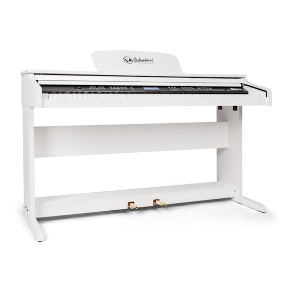 Subi88P2, 88 klávesový elektronický klavír, bílý, MIDI
