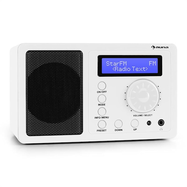 DR130 BT, bela, digitalni radio, Bluetooth, DAB +, FM - 52028152