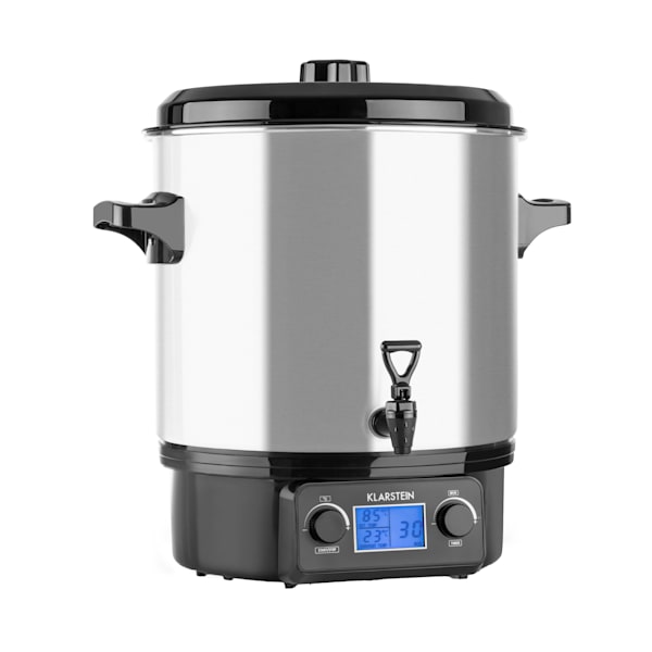 Biggie Ruostumaton Teräs 27L Pastörointilaite Digitaalinen Hopea - 10029823