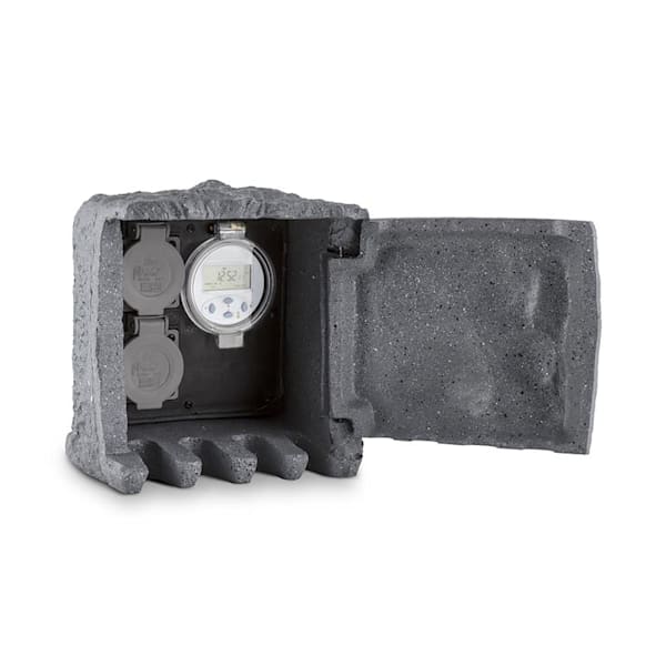 Stâncă digitala- priza de gradina cu 2 prize, temporizator 3m Rock - 10029913