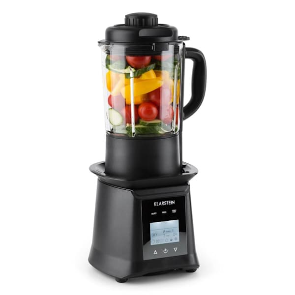 Herakles Heat leves mixer, 1300W/1,7PS 900W, 1,75l, BPA-mentes, üveg, fekete - 10030039