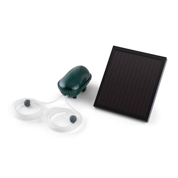 Oxygenius, prozračivač ribnjaka, solarni, kisikova pumpa, 2 x 100 l/h, režim dan/noć, akumulator - 10031454