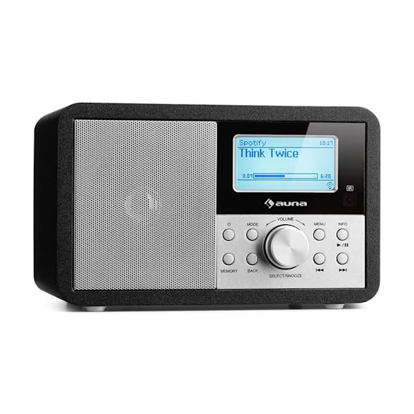 Worldwide Mini Radio de internet WLAN Reproductor de red USB MP3 AUX Sintonizador FM - 10031920