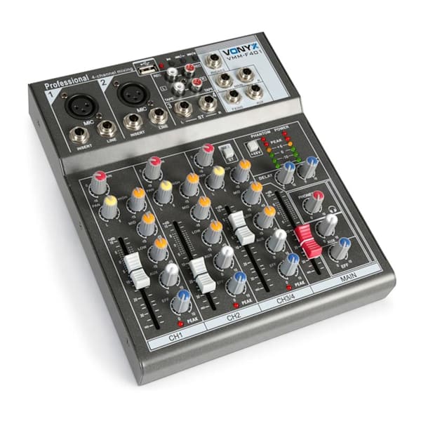VMM-F401 mixer de m&uacute;sica de 4 canales - 52032360