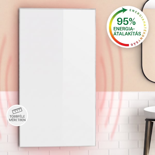 Wonderwall 450W 90x50cm Infrapanel Fehér