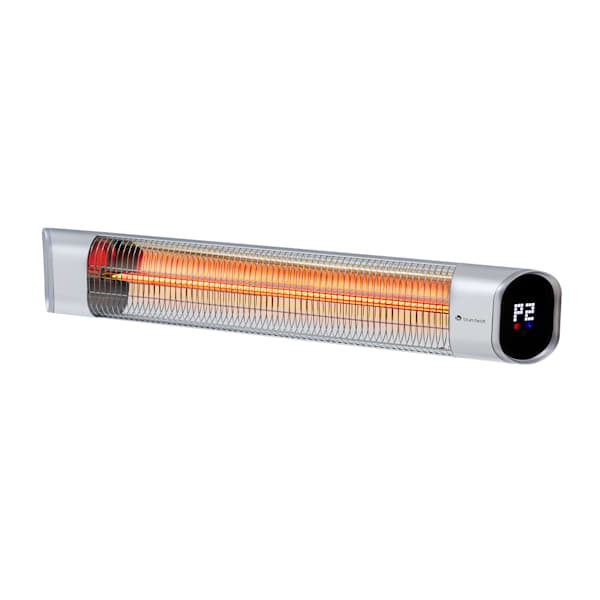 Dark Wave 2000W Stufa Infrarossi da Parete Argento - 10033810