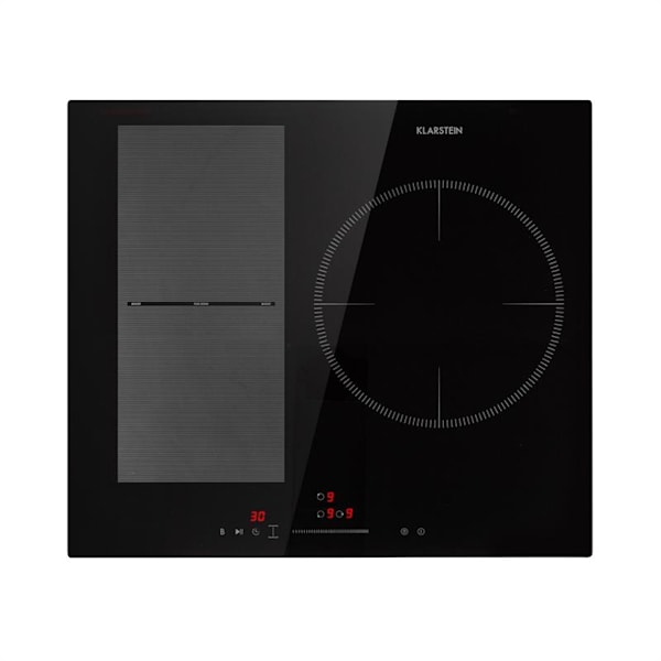 Delicatessa 3 Flex Induction Cooktop 3 Zones 6600W Flexzone Black - 10034194