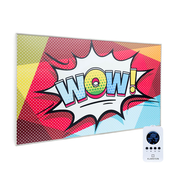 Wonderwall Art 600W 59,5x100,5cm Beeldverwarming Popart - 10034236