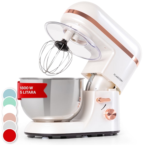 Bella 1800W 5L Kuhinjski Robot Bijela/Ružičasto Zlato - 10034365