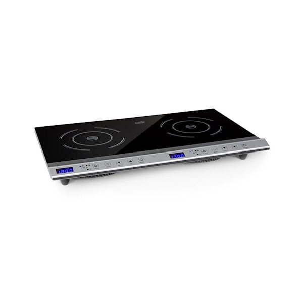 Cucinata 3100W Plaque Induction Portable 2 Feux Argent - 10034503