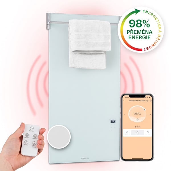 HotSpot Crystal Smart 750W 112x58,5cm Infrapanel Bílý - 10035064
