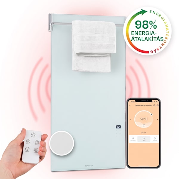 HotSpot Crystal Smart 750W 112x58,5cm Infrapanel Fehér - 10035064