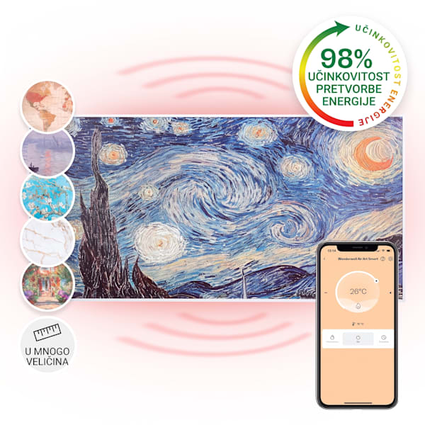 Wonderwall Art Smart 700W Infrapanela s Motivom Zvjezdana Noć