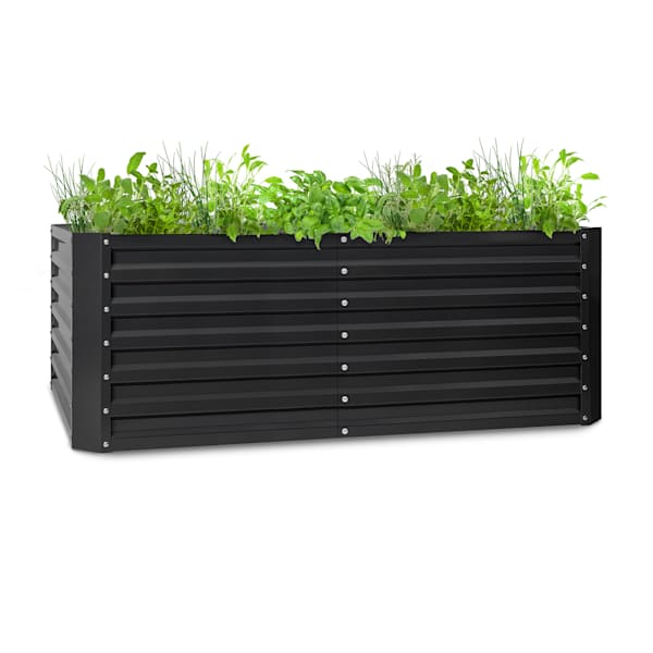 Terrabox 200x100x60 cm Verhoogd Tuinbed Antraciet - 10035353