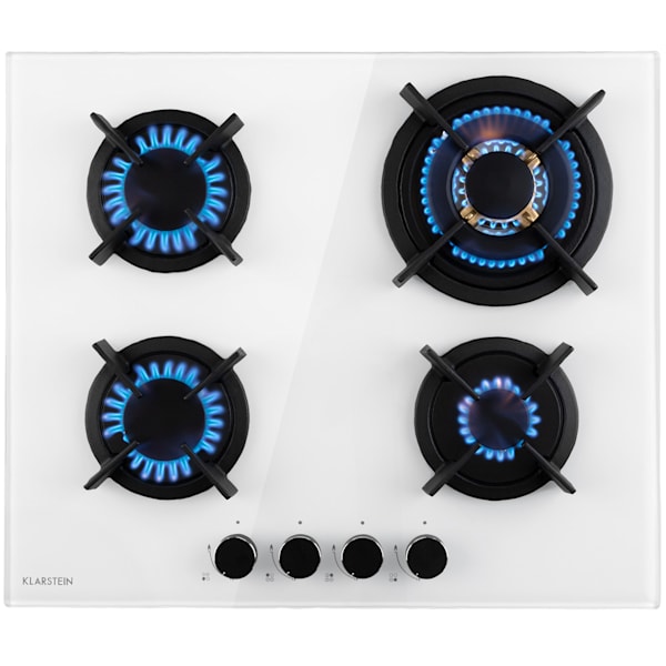 Goldflame 30cm Plynová varná deska 4 hořáky Bílá - 10035499