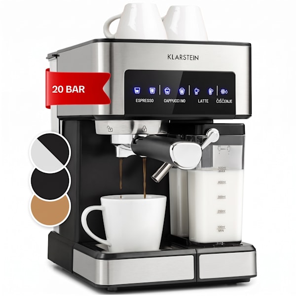 Arabica 1350W 20bar Espresso Kavni Aparat Srebrna - 10035655