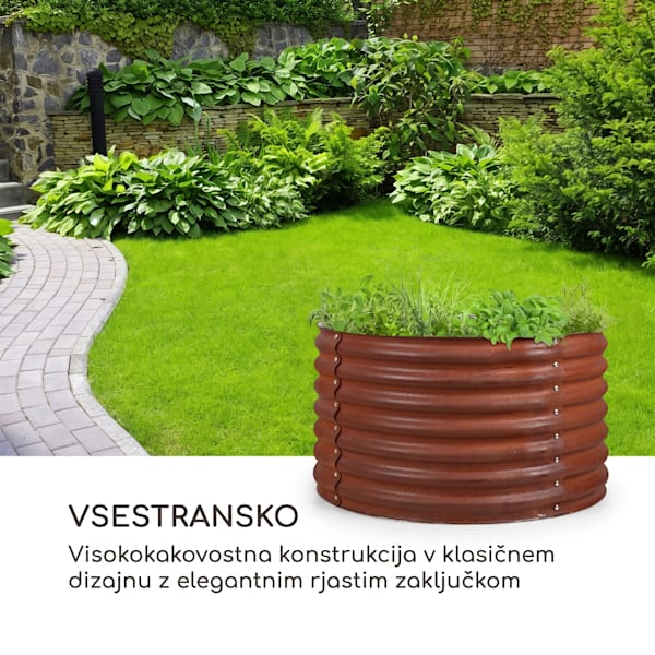 Rondabox 100x100x57 cm Visoka greda Učinek rje - 10036155