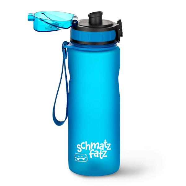 schmatzfatz Botella Wakaba para niños 500 ml de plástico, azul