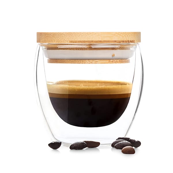 Bicchiere da caffè con coperchio, 100 ml - 10038228