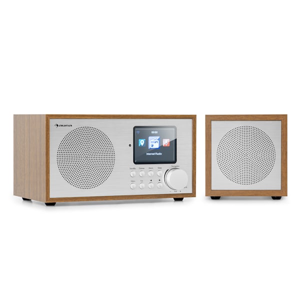 Silver Star Mini Two argintiu/negru, radio cu internet DAB+/FM - 52038348