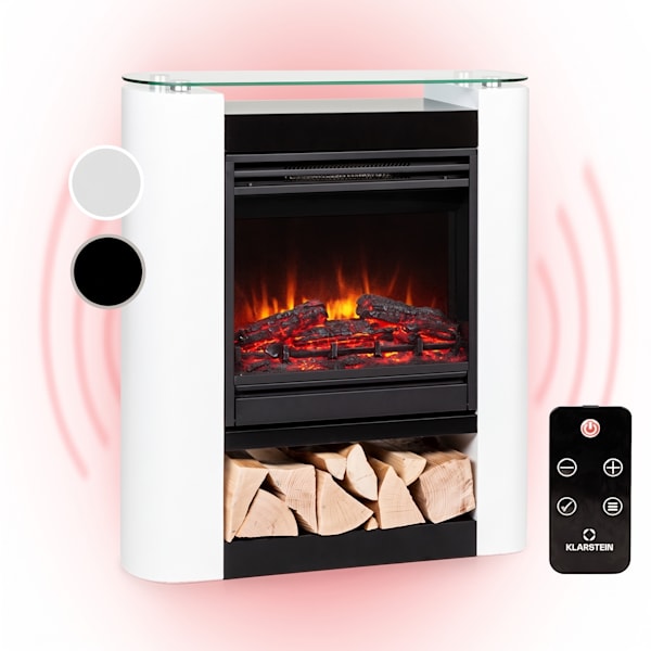 Studio 5 1800W 62cm Dekorativni električni kamin s Prostorom za Pohranu Bijela - 10038400