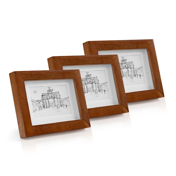 Kenton - Set di 3 cornici, rettangolari, 14 x 9 cm - 10039256