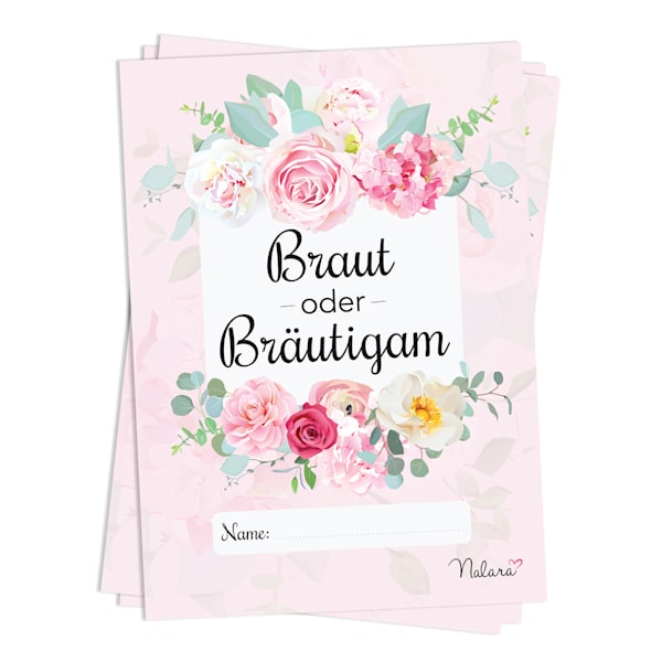 Joc de nuntă Mireasă vs. Mire în limba germană - 10039764