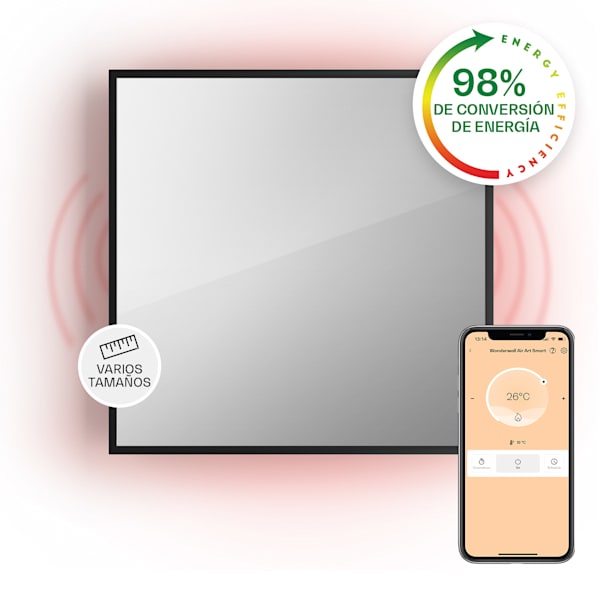 La Palma Smart 500W 60x60cm Espejo Infrarrojo - 10039827