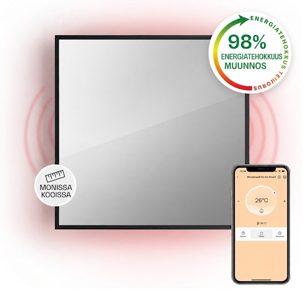 La Palma Smart 500W 60x60cm Infrapunapeilin Lämmitin - 10039827