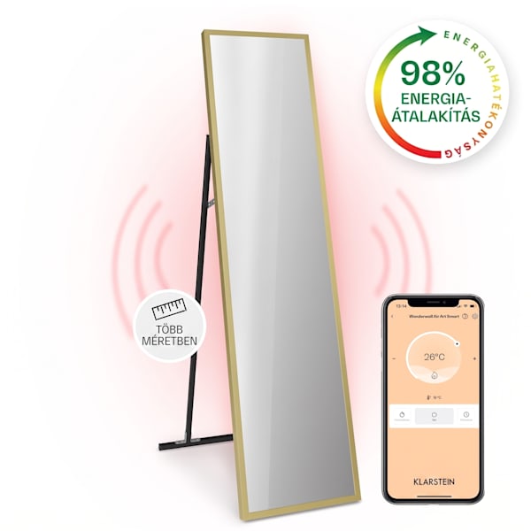 La Palma Smart 900W 160x40cm Tükör Infrapanel Arany - 10039842