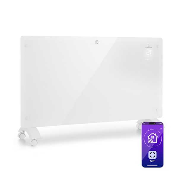 Bansin Crystal Smart 2500W 25m² Convector Eléctrico Blanco