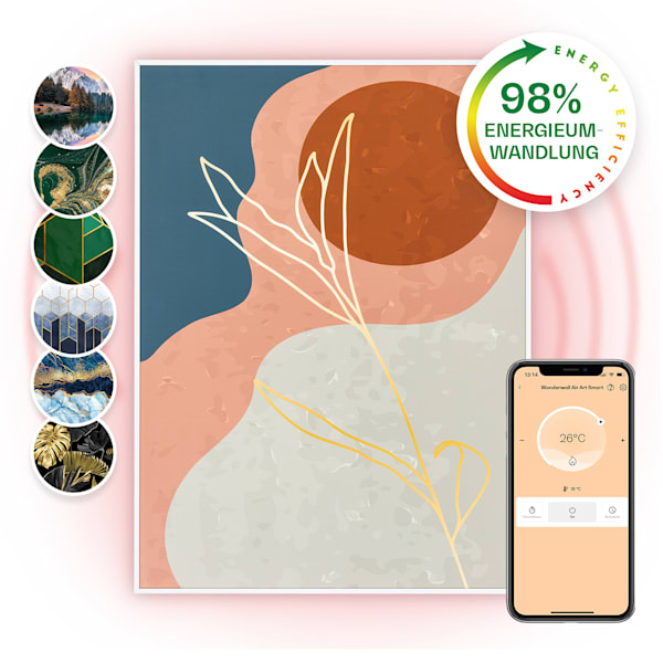 Wonderwall Air Art Smart Infrarotheizung mit Bild - 53041364