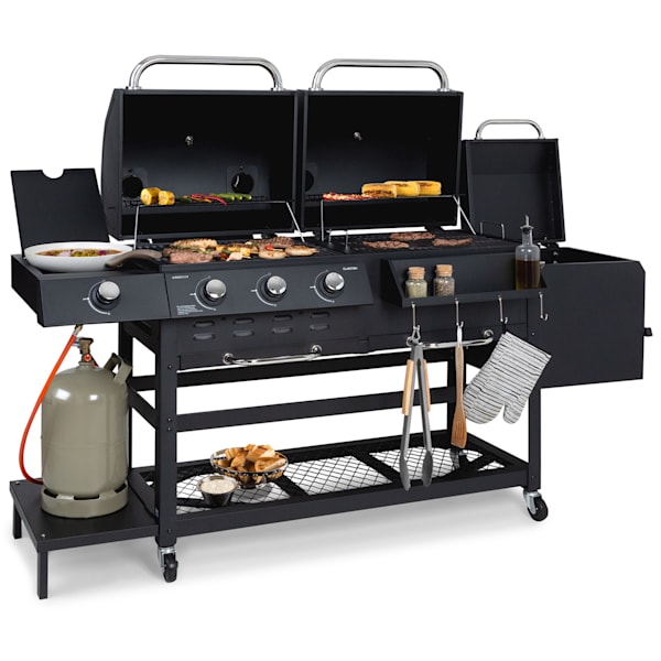 Kingsville Smoker combigrill gas houtskool - 52045163