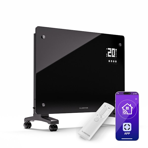 Bornholm Smart 1500W 15m² Convector Eléctrico Negro