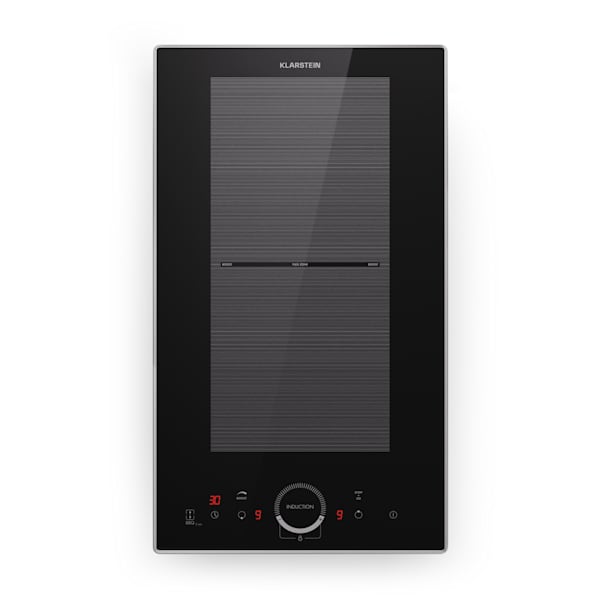 Delicatessa Prime 30cm Placa de Inducción 2 Fuegos Negro